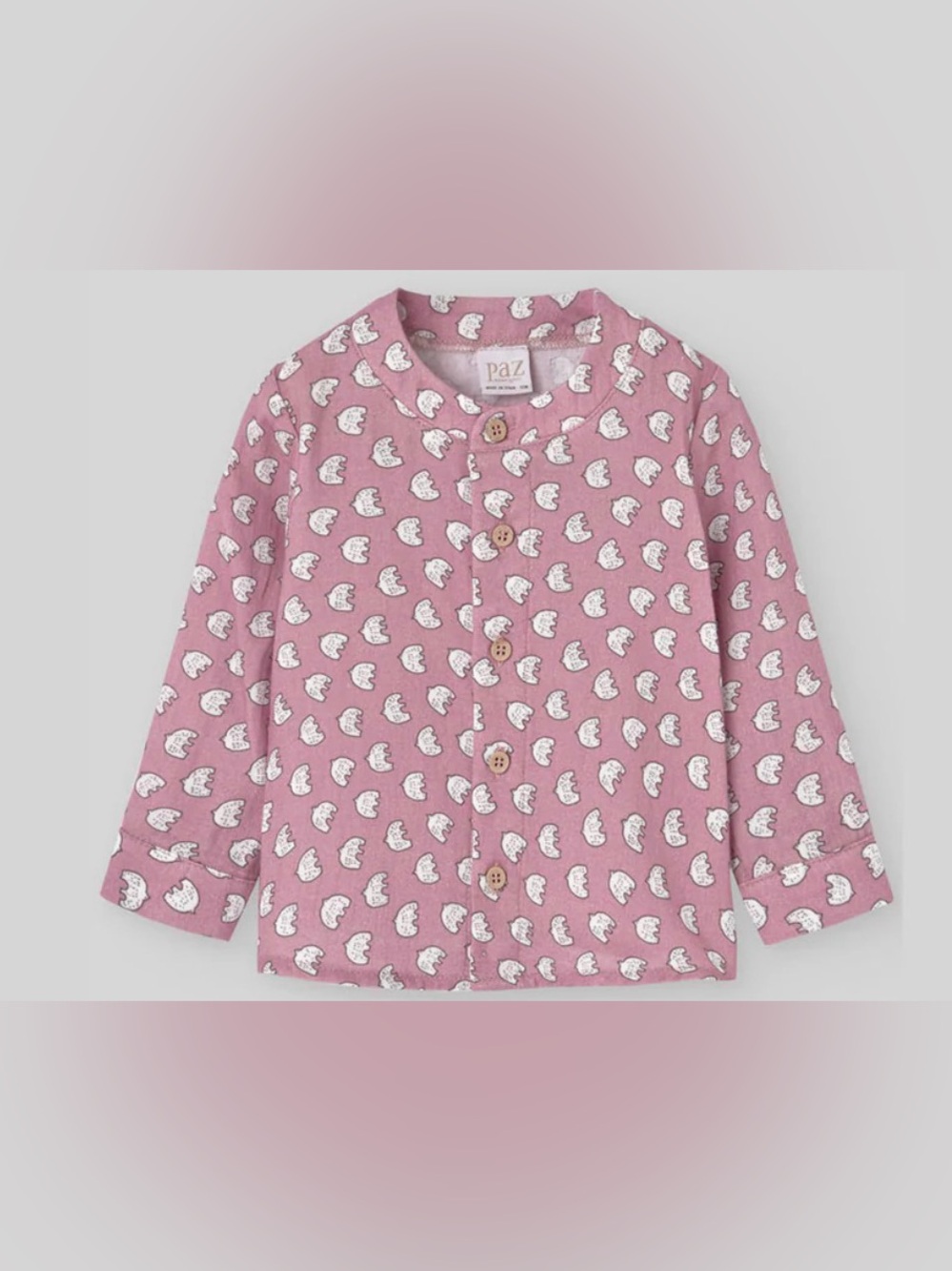 PAZ RODRIGUEZ Printed Gauze Button Front Blouse - 5